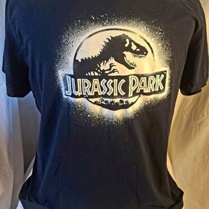 Jurassic World Jurassic Park Black T-Shirt Size 2x